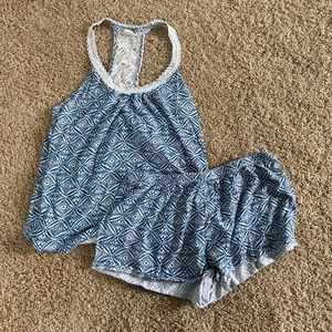 Small Lucky Brand blue pajama set